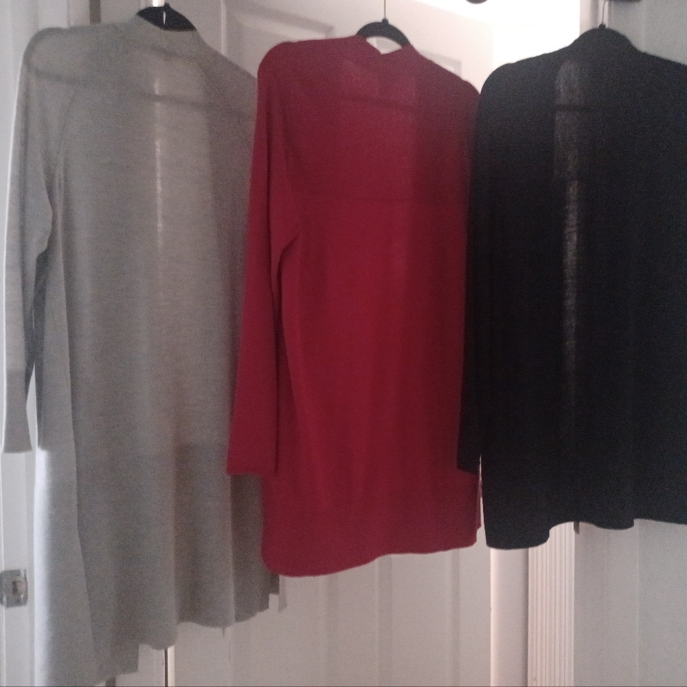 Long Open Cardigans / Dusters from Chico's & Talbots - Picture 8 of 9